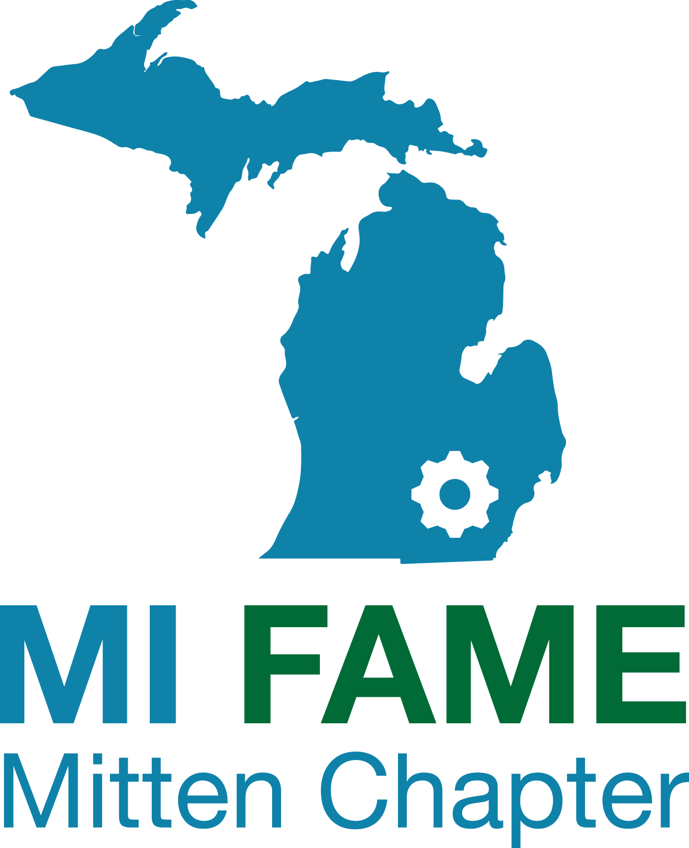 FAME Mitten Chapter Stacked Color Logo