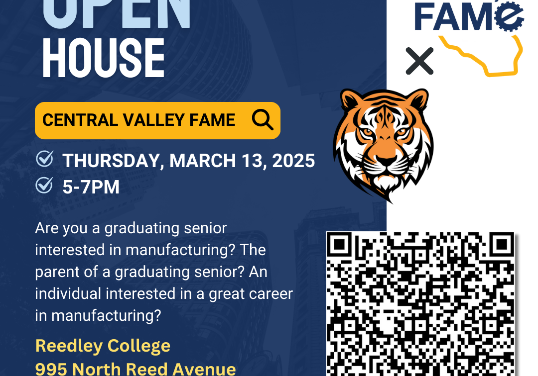 Reedley College Open House flyer